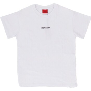 textil Dreng T-shirts m. korte ærmer Propaganda 24SSPRBLTS991 Hvid