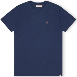 textil Herre T-shirts & poloer Revolution T-Shirt Regular 1364 FLA - Navy Mel Blå
