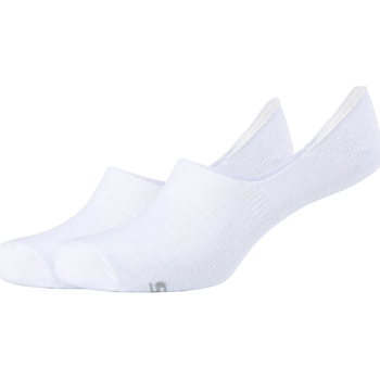Accessories Ankelstrømper Skechers 2PPK Basic Footies Socks Hvid