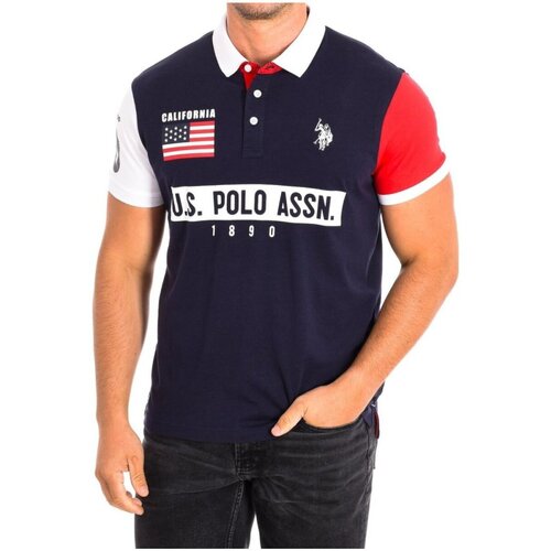 textil Herre T-shirts & poloer U.S Polo Assn. 58877-177 Blå