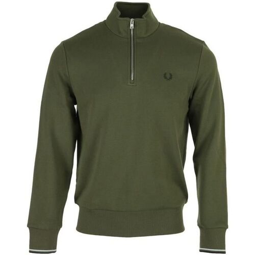 textil Herre Pullovere Fred Perry  Grøn