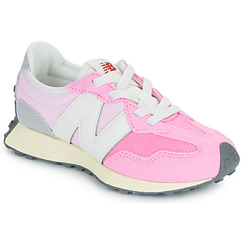 Sko Pige Lave sneakers New Balance 327 Pink / Hvid / Grå