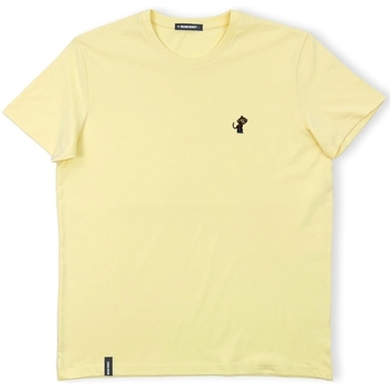 textil Herre T-shirts & poloer Organic Monkey Ay Caramba T-Shirt - Yellow Mango Gul
