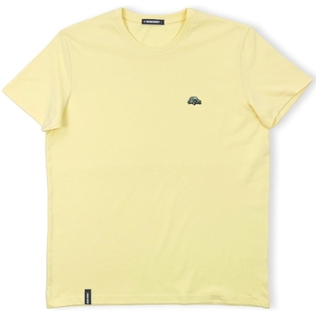 textil Herre T-shirts & poloer Organic Monkey Summer Wheels T-Shirt - Yellow Mango Gul