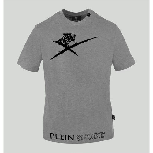 textil Herre T-shirts m. korte ærmer Philipp Plein Sport - tips413 Grå