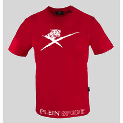 textil Herre T-shirts m. korte ærmer Philipp Plein Sport - tips413 Rød