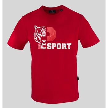 textil Herre T-shirts m. korte ærmer Philipp Plein Sport tips41052 red Rød