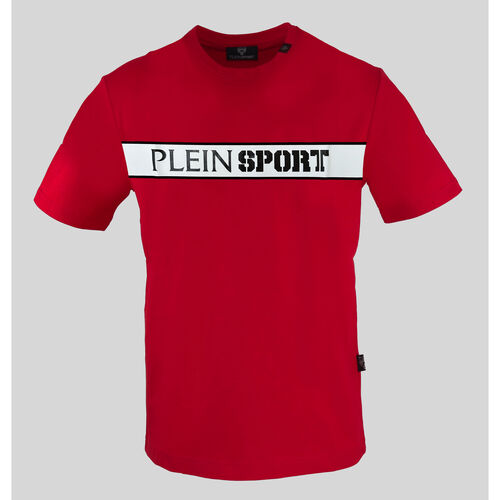 textil Herre T-shirts m. korte ærmer Philipp Plein Sport - tips405 Rød