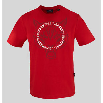 textil Herre T-shirts m. korte ærmer Philipp Plein Sport - tips402 Rød