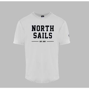 textil Herre T-shirts m. korte ærmer North Sails - 9024060 Hvid