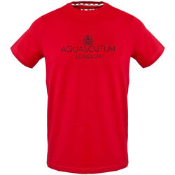 textil Herre T-shirts m. korte ærmer Aquascutum - tsia126 Rød