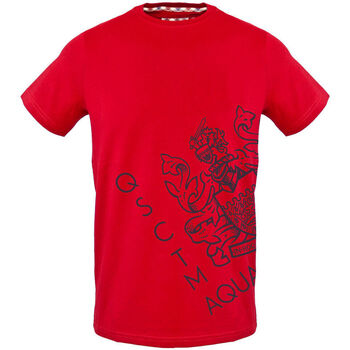textil Herre T-shirts m. korte ærmer Aquascutum - tsia115 Rød