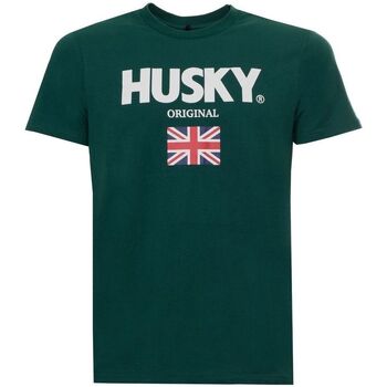 textil Herre T-shirts m. korte ærmer Husky - hs23beutc35co177-john Grøn
