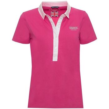 textil Dame Polo-t-shirts m. korte ærmer Husky hs23bedpc34co295-mia-c319-f40 pink Pink