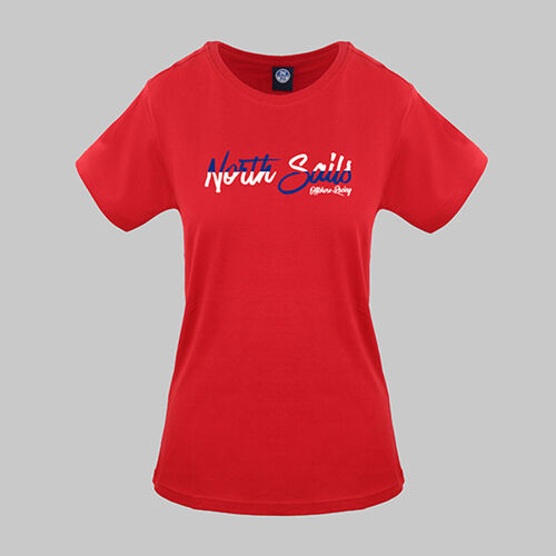 textil Dame T-shirts m. korte ærmer North Sails - 9024310 Rød