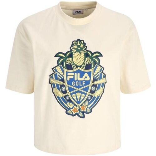 textil Dame T-shirts m. korte ærmer Fila - faw0419 Hvid