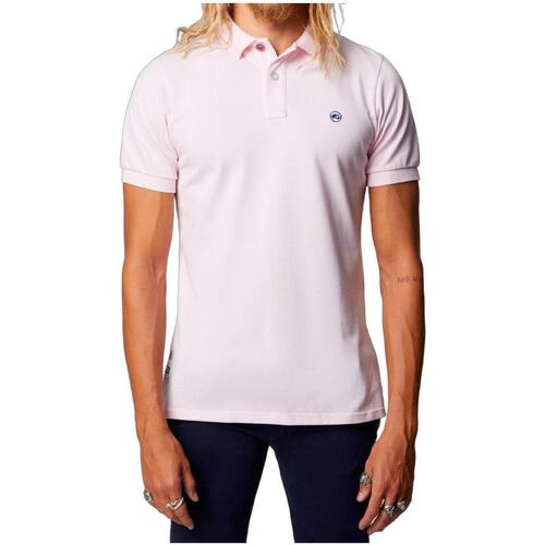 textil Herre Polo-t-shirts m. korte ærmer Altonadock  Pink