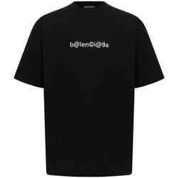 textil Herre T-shirts m. korte ærmer Balenciaga 620969 TIV50 Sort