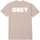 textil Herre T-shirts & poloer Obey Bold  2 Beige