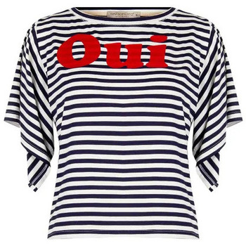 textil Dame T-shirts & poloer Rinascimento CFC0119329003 Blå