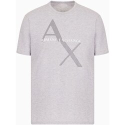 textil Herre T-shirts m. korte ærmer EAX 8NZT76 Z8H4Z Grå