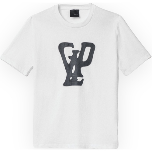 textil Herre T-shirts & poloer GaËlle Paris GAABM00119PTTS0043 BI01 Hvid