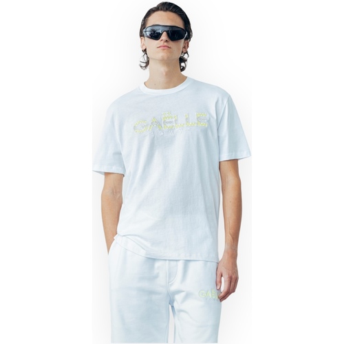 textil Herre T-shirts & poloer GaËlle Paris GAABM00113PTTS0043 BI01 Hvid
