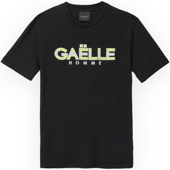 textil Herre T-shirts & poloer GaËlle Paris GAABM00113PTTS0043 NE01 Sort