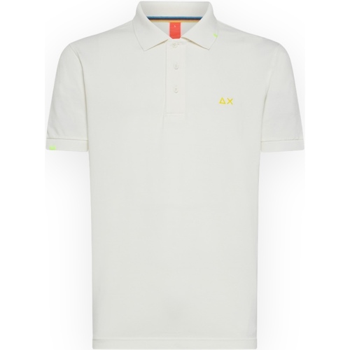 textil Herre T-shirts & poloer Sun68 A34143 31 Hvid