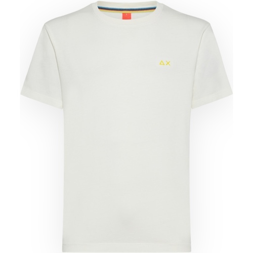 textil Herre T-shirts & poloer Sun68 T34145 31 Hvid
