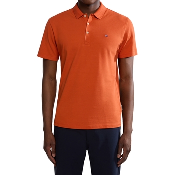 textil Herre Polo-t-shirts m. korte ærmer Napapijri 236293 Orange
