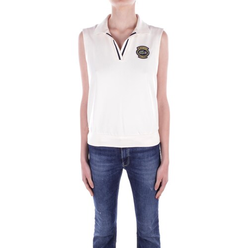 textil Dame Polo-t-shirts m. korte ærmer Lacoste PF7401 Hvid