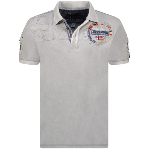 textil Herre Polo-t-shirts m. korte ærmer Geo Norway SY1307HGN-Blended Grey Grå