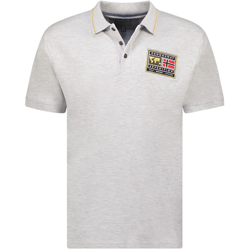 textil Herre Polo-t-shirts m. korte ærmer Geographical Norway SY1308HGN-Blended Grey Grå