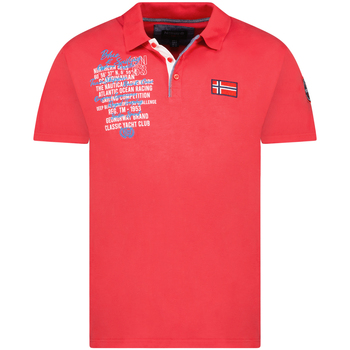 textil Herre Polo-t-shirts m. korte ærmer Geographical Norway SY1309HGN-Red Rød