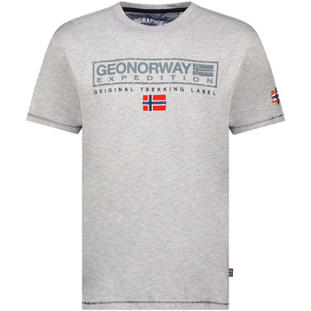 textil Herre T-shirts m. korte ærmer Geo Norway SY1311HGN-Blended Grey Grå
