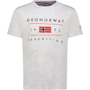 textil Herre T-shirts m. korte ærmer Geo Norway SY1355HGN-Blended Grey Grå