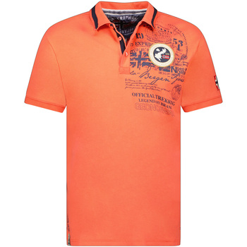 textil Herre Polo-t-shirts m. korte ærmer Geo Norway SY1357HGN-Coral Rød