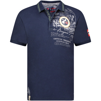 textil Herre Polo-t-shirts m. korte ærmer Geo Norway SY1357HGN-Navy Marineblå