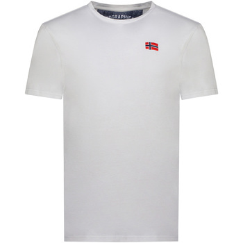 textil Herre T-shirts m. korte ærmer Geographical Norway SY1363HGN-Light Grey Grå
