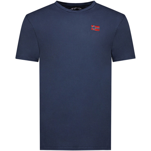 textil Herre T-shirts m. korte ærmer Geographical Norway SY1363HGN-Navy Marineblå