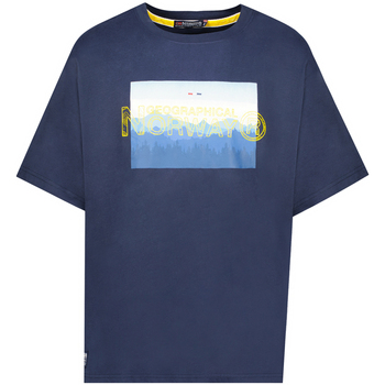 textil Herre T-shirts m. korte ærmer Geographical Norway SY1369HGN-Navy Marineblå