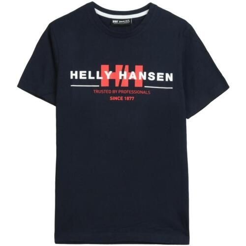 textil Herre T-shirts m. korte ærmer Helly Hansen  Blå