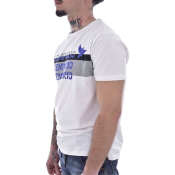 textil Herre T-shirts m. korte ærmer Just Emporio JE-MALKIM-01 Hvid