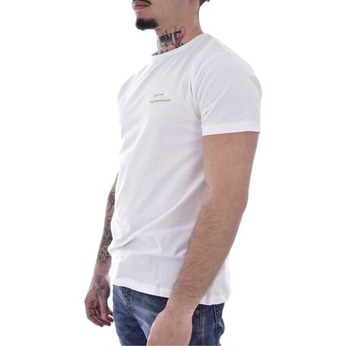 textil Herre T-shirts m. korte ærmer Just Emporio JE-MILBIM-01 Hvid