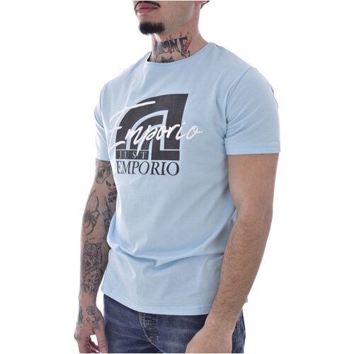 textil Herre T-shirts m. korte ærmer Just Emporio JE-MILIM-01 Blå