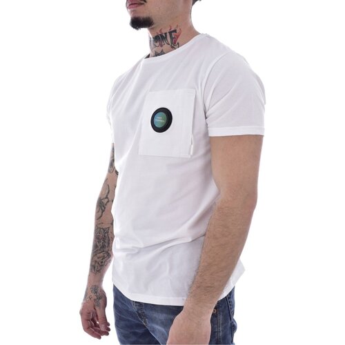 textil Herre T-shirts m. korte ærmer Just Emporio JE-MOTIM-01 Hvid