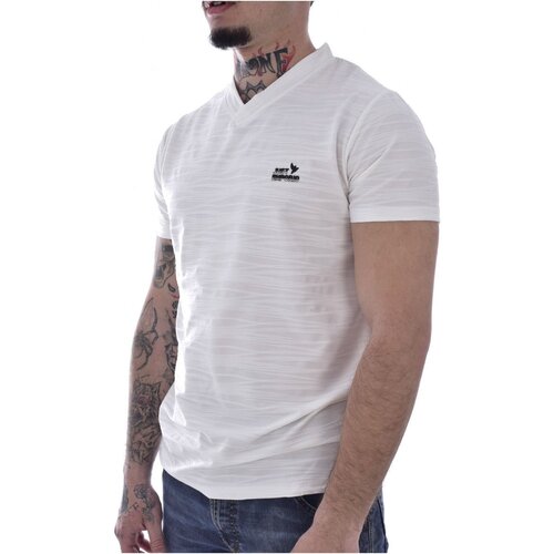 textil Herre T-shirts m. korte ærmer Just Emporio JE-MOZIM-01 Hvid