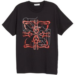 textil Herre T-shirts m. korte ærmer Givenchy BM70WZ3002 Sort
