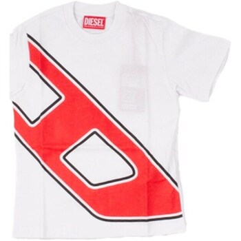 textil Dreng T-shirts m. korte ærmer Diesel J01905-KYAYD Hvid